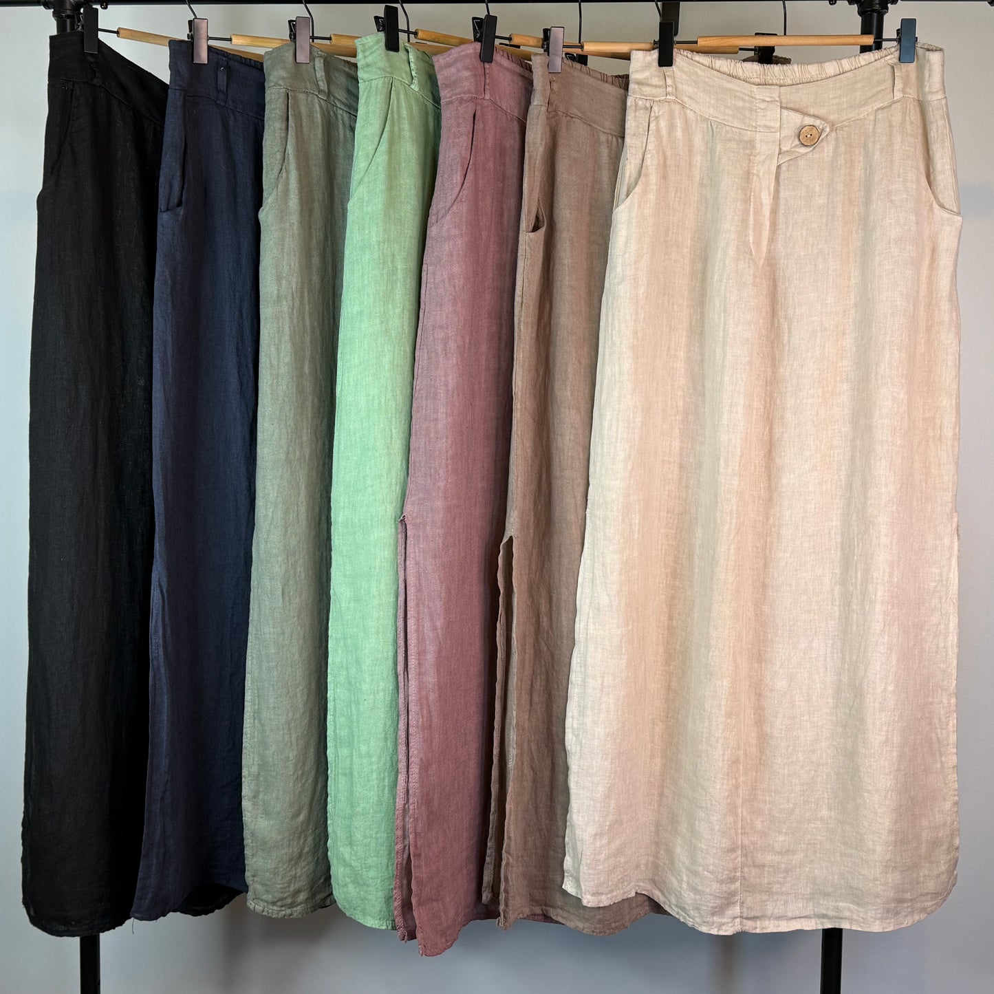 Linen Maxi Skirt