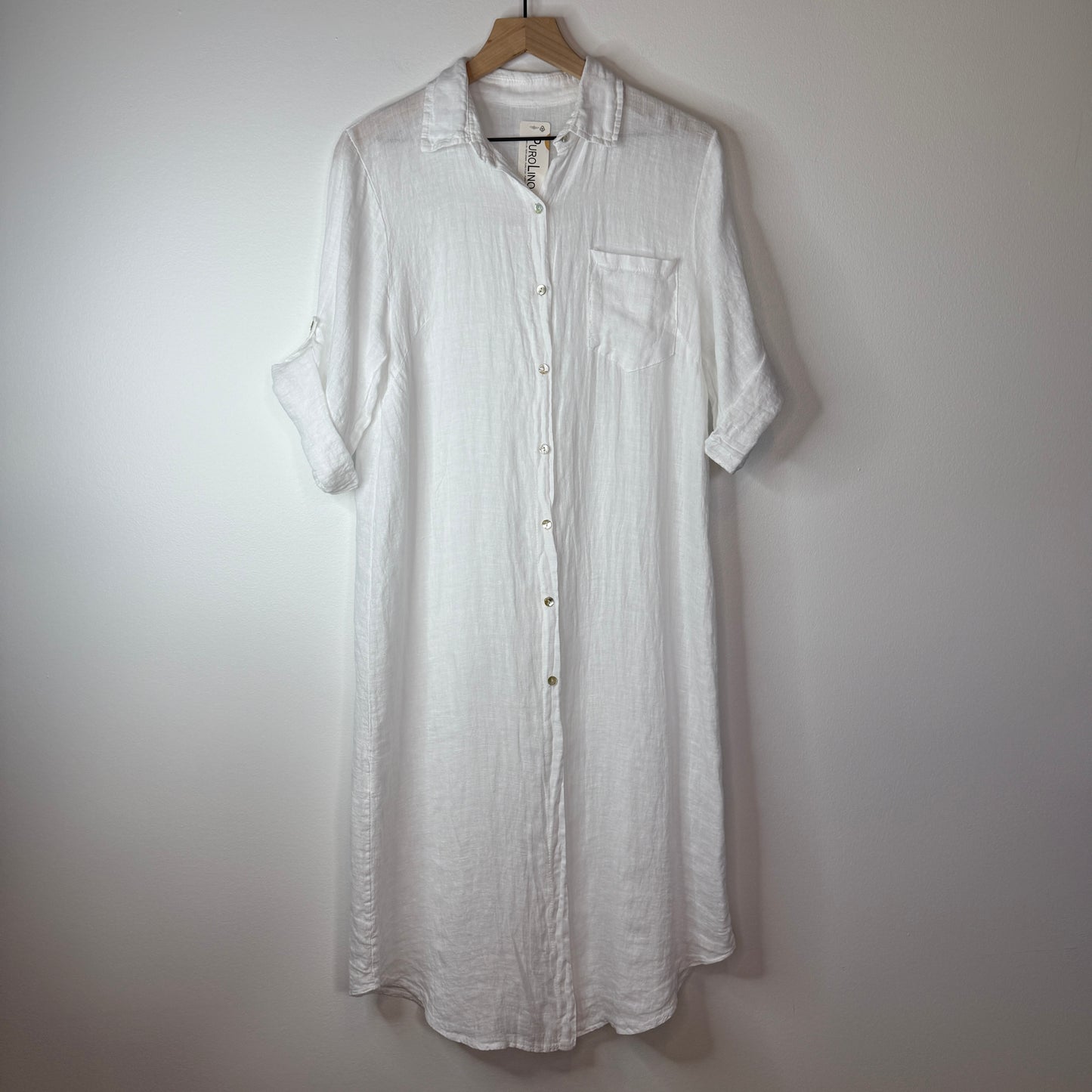 Merida Linen Shirt Dress