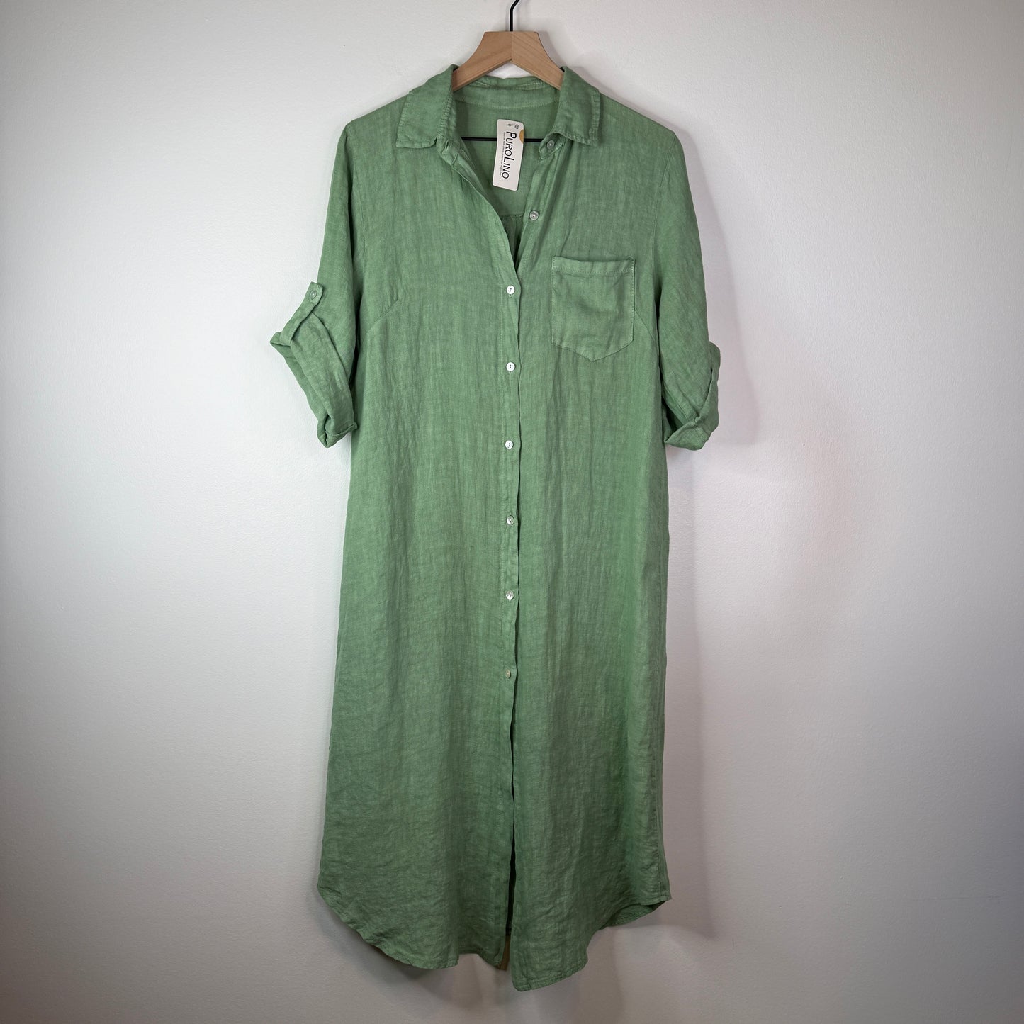 Merida Linen Shirt Dress