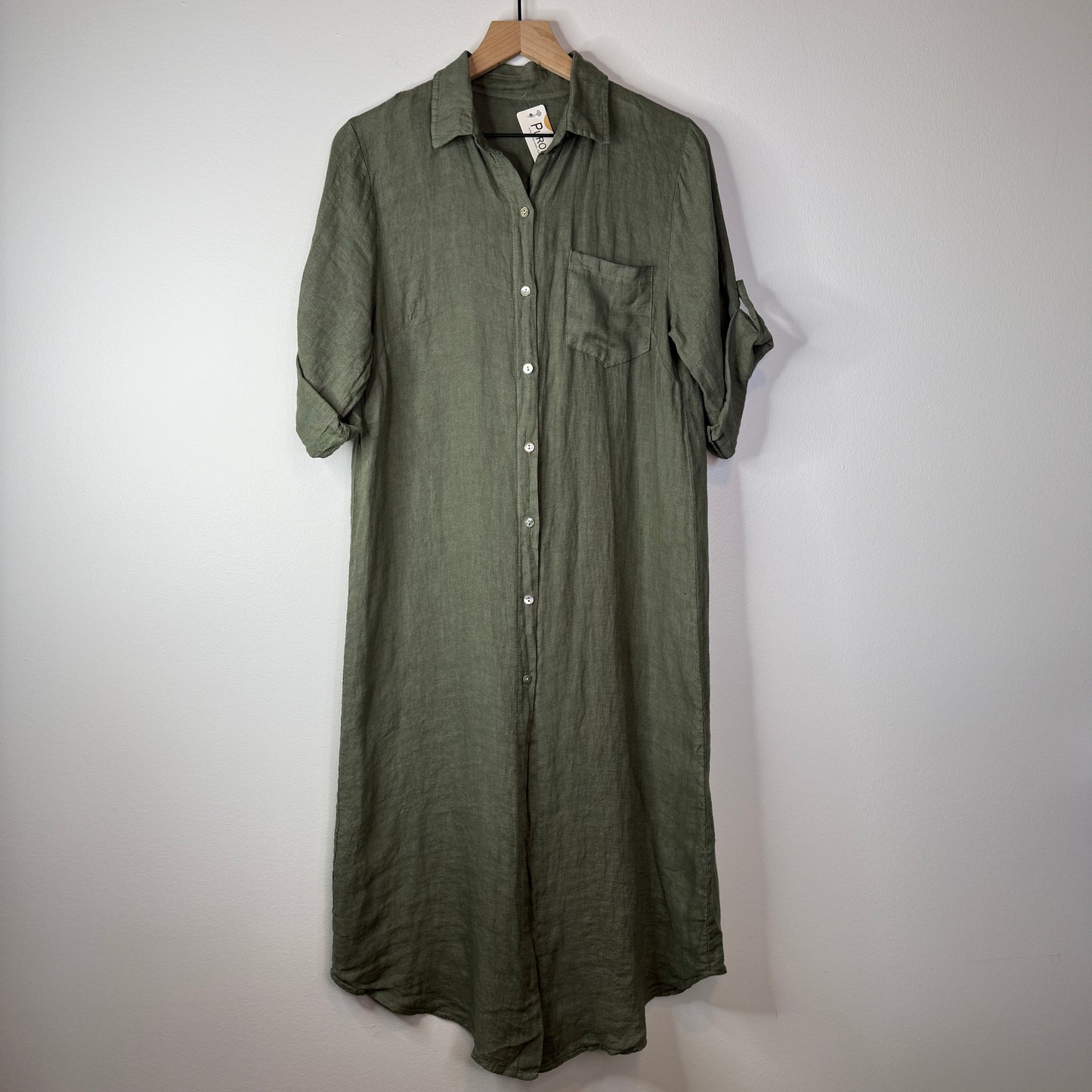 Merida Linen Shirt Dress