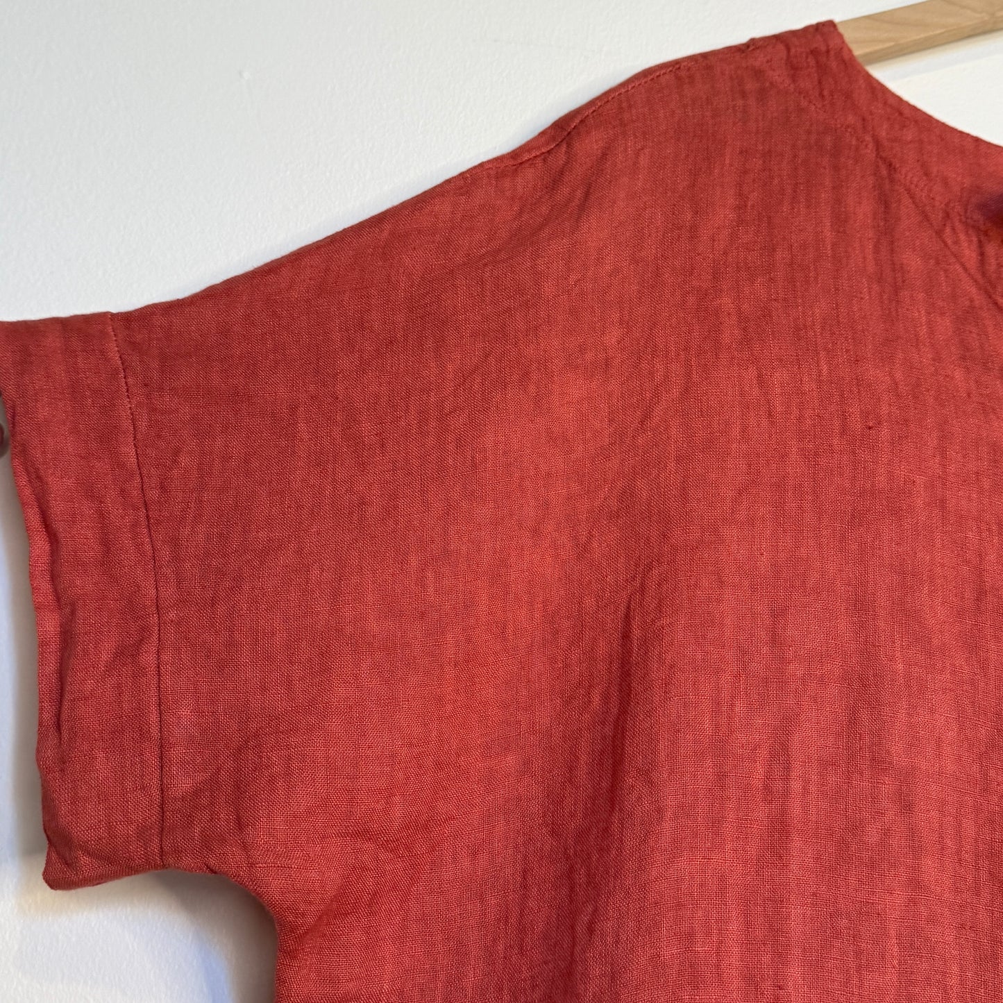 Florence Linen Tie-Back Top