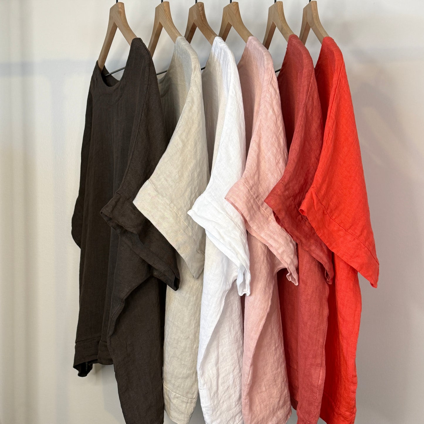 Florence Linen Tie-Back Top