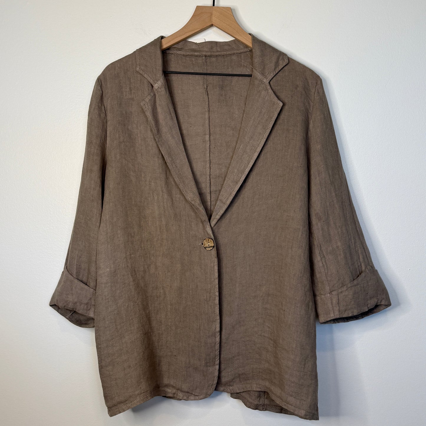Amalfi Oversized Linen Blazer