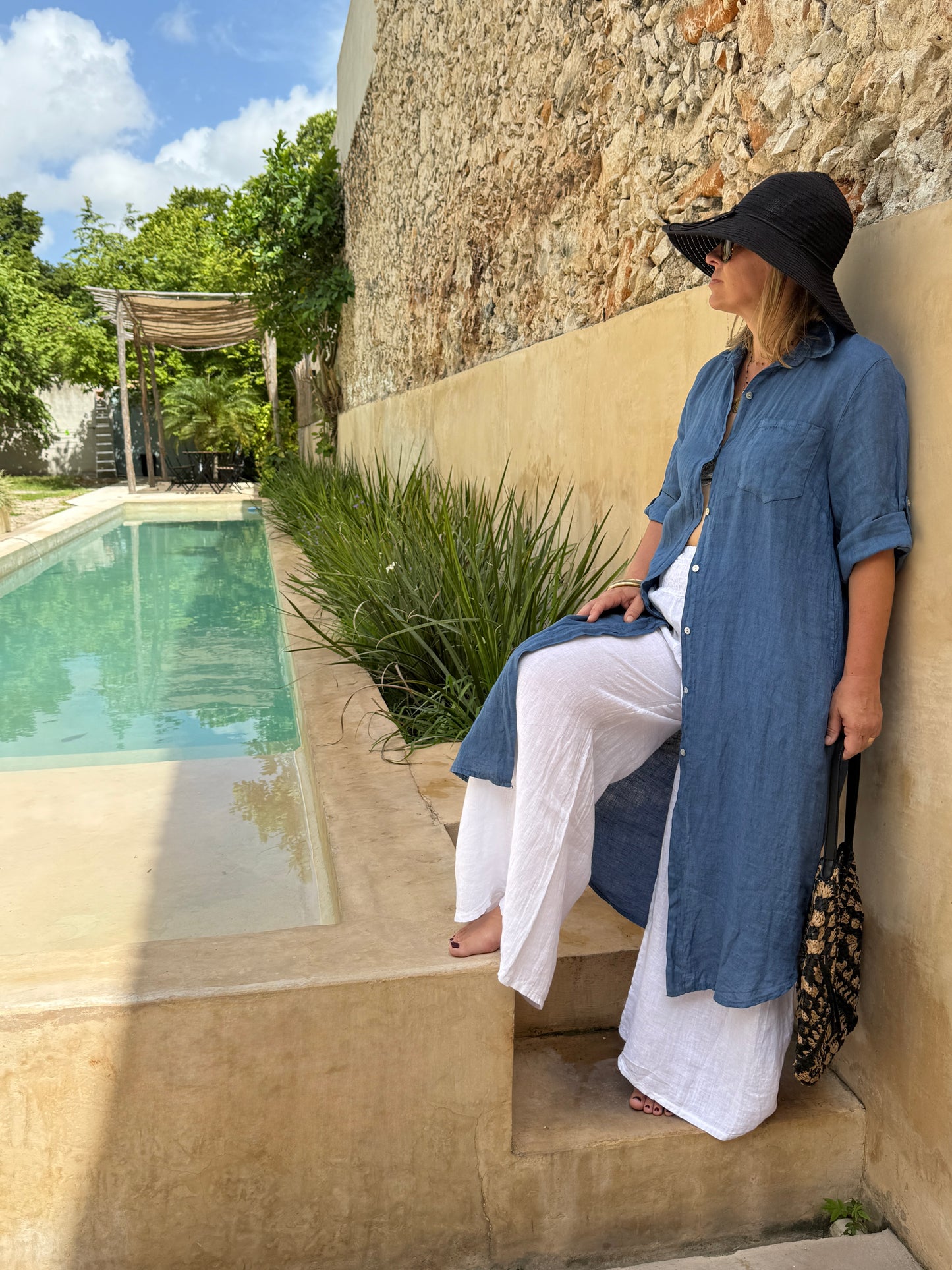 Merida Linen Shirt Dress