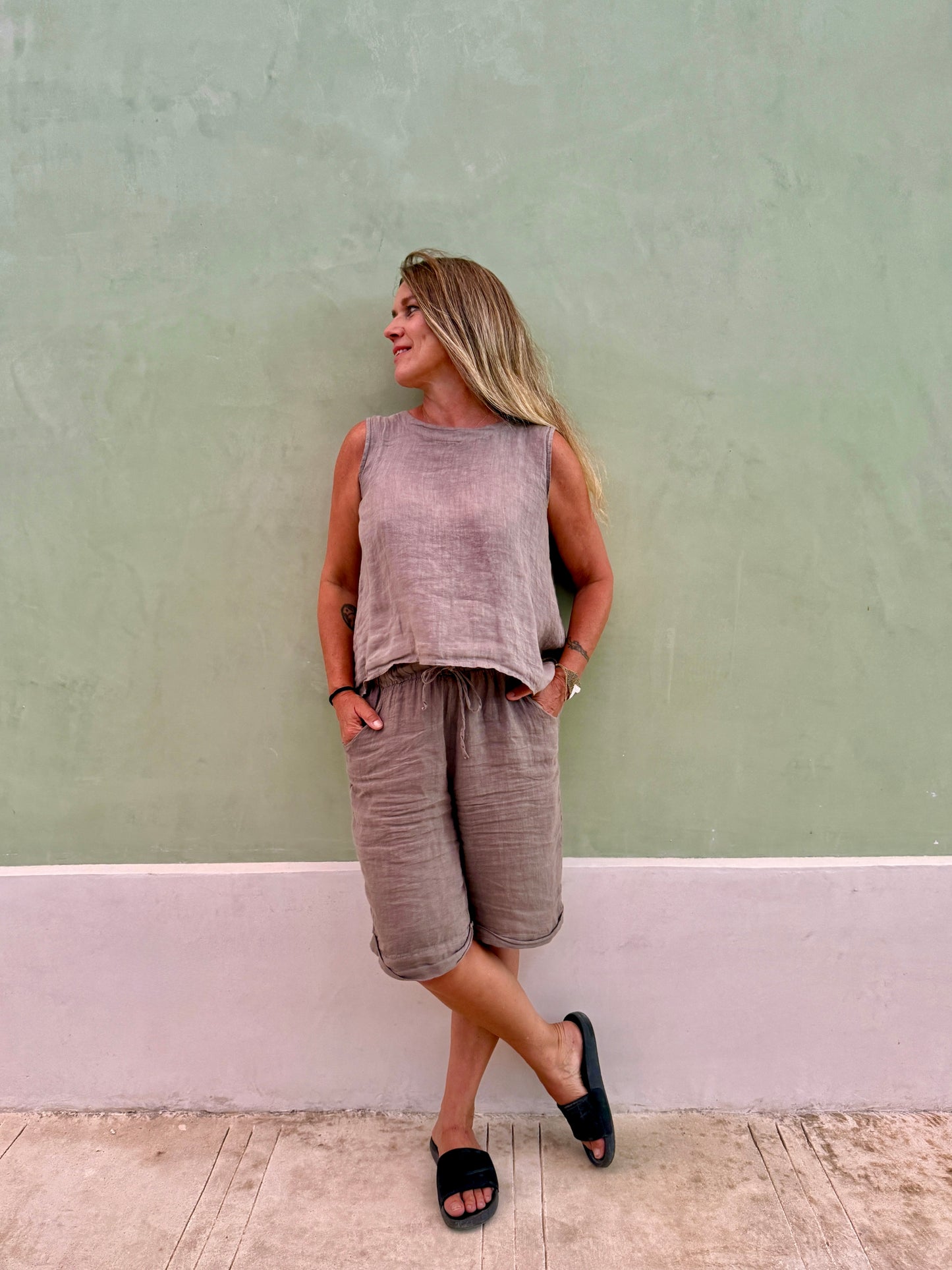 Positano Linen Shorts