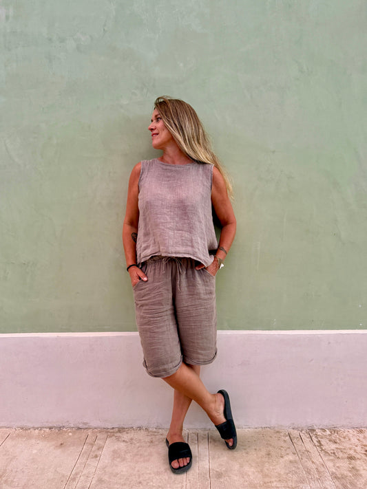 Positano Linen Shorts