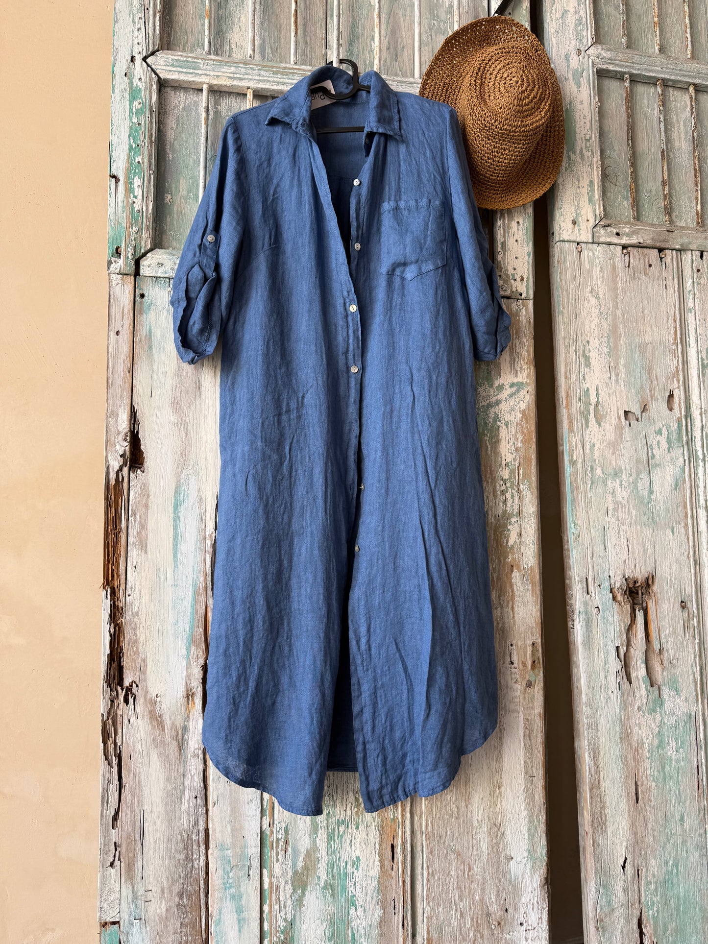 Merida Linen Shirt Dress