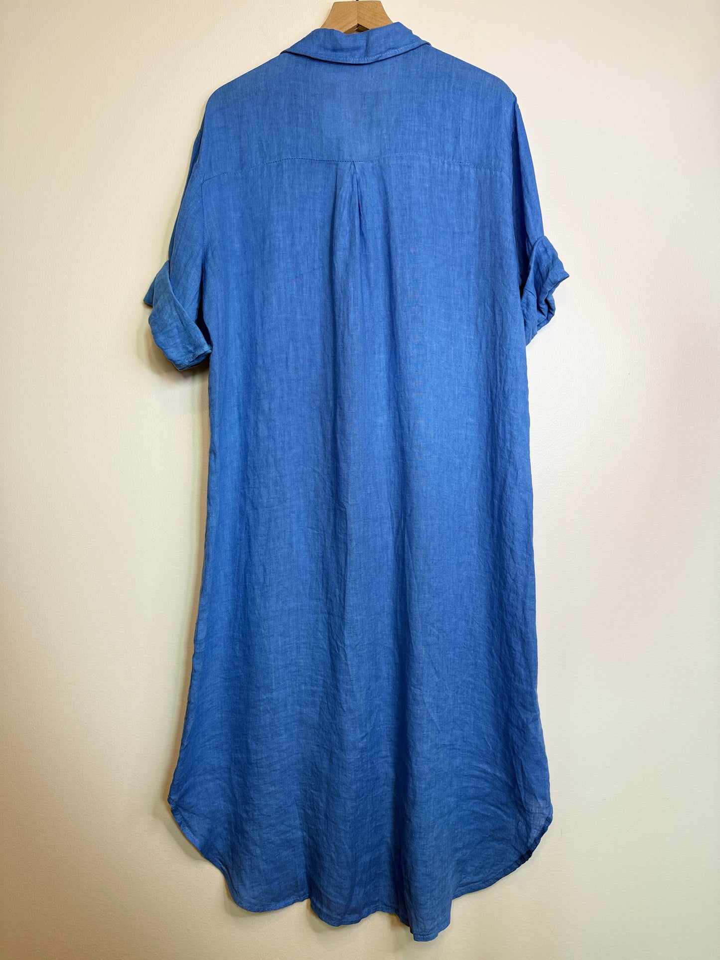 Monaco Linen Shirt Dress