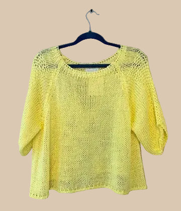 Toscana Air Knit Cotton Top