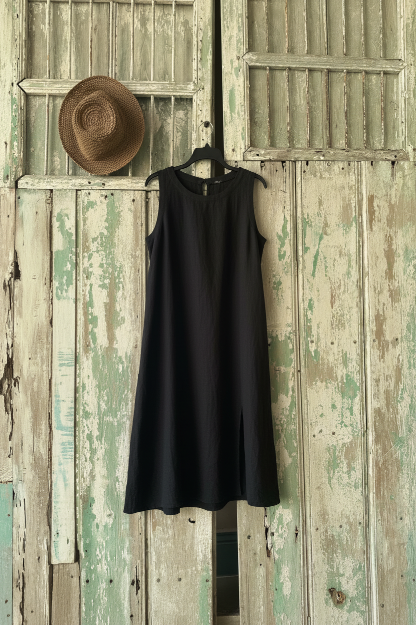 Black Midi Dress