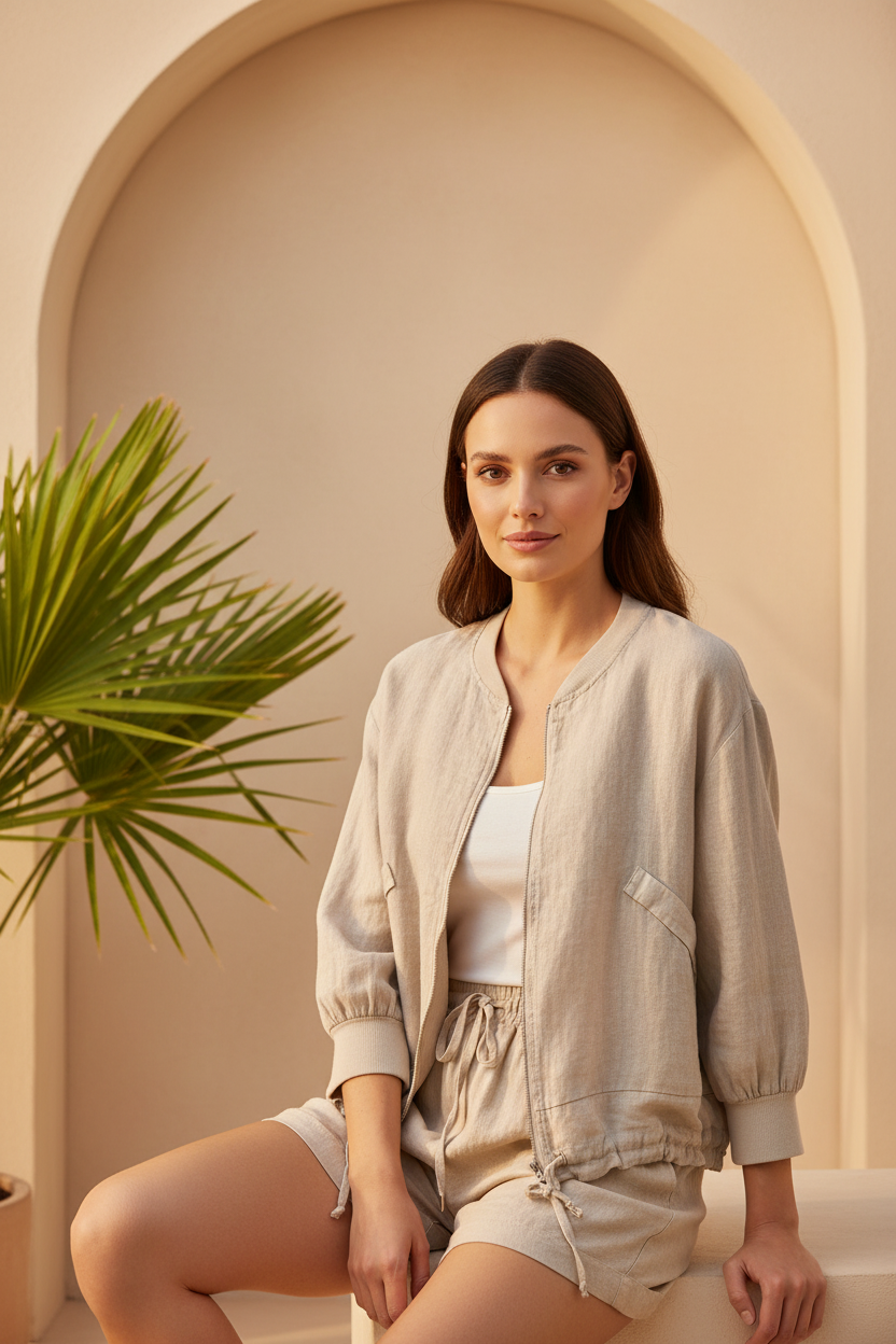 Florence Beige - 3/4 Sleeves